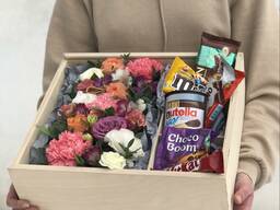 Цветы Сладости Алматы. Доставка. Низкие цены. Звоните!