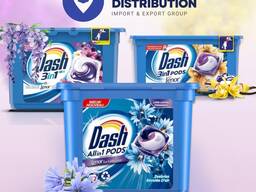 Dash, моющее средства, капсулы для стирки, оптовые продажи, разные вкусы