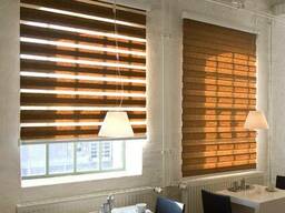 Рулонные жалюзи День-ночь Зебра в коробе