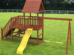 Деревянная игровая площадка Лесник