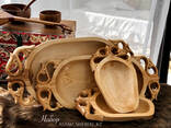 Деревянная посуда ручной работы из натуральной берёзы - фото 1