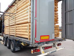 Деревянные опоры, столбы, колья оцилиндрованные