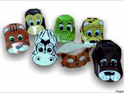 Детские кепки животные