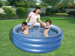 Детский надувной бассейн Big Metallic 201 х 53 см, Bestway