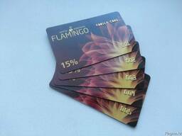 Дисконты на пластике золото, серебро