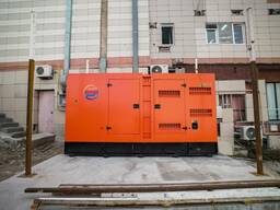 Дизельная электростанция в шумозащитном кожухе, мощностью 300 кВт