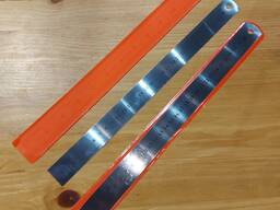 Длинная школьная Линейка металлическая 30 см с отверстием.