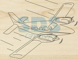 Доска для выжигания 1 шт. «Самолет»