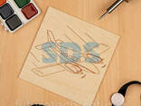 Доска для выжигания 1 шт. «Самолет» - фото 1