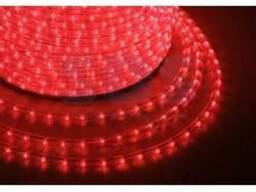 Дюралайт Led, постоянное свечение (2W) - красный, бухта 100м