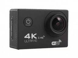 Экшен-камера H16-6R {4K UltraHD, Wi-Fi, оптическая стабилизация} с пультом-браслетом и. ..