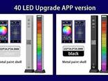 Эквалайзер жарық диоды RGB 40 музыкалық басқаруымен, батареямен - фото 3
