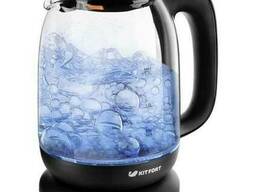 Электрический чайник Kitfort KT-625-3 черно-оранжевый