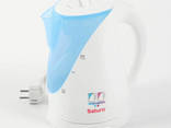 Электрический чайник Saturn ST-EK8014 бело-голубой - photo 2