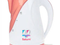 Электрический чайник Saturn ST-EK8014 белый с розовым