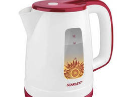 Электрический чайник Scarlett SC-EK18P37 бело-красный