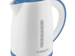 Электрический чайник Scarlett SC-EK18P44 бело-синий