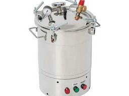 Электрический домашний автоклав "малыш эл нерж" 22 л без эбу с фальшдном