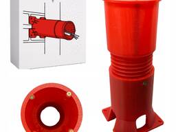 Электромонтажная коробка для фасада, регулируемая, для утеп фасада Коробка установочная