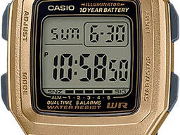 Электронные наручные часы Casio F-201WAM. Оригинал. Kaspi. Рассрочка