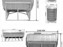 Баки из нержавейки от 250 л до 25000 л