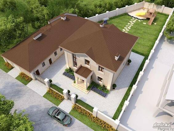 Эскизный проект дома и коттеджей в Астане (лицензия)