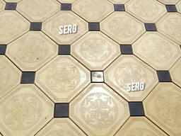 Евро-брусчатка мрамор из бетона-Тротуарная плитка