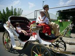 Фаэтон (карета) белый