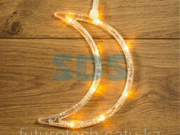 Фигура светодиодная "Месяц" на присоске с подвесом, цвет. ..