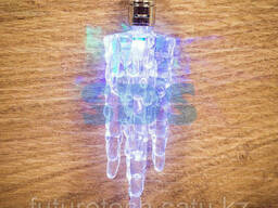 Фигурка подвесная "Сосулька" RGB 10*3 см