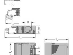Zugentl. -Geh. 16-Pol. Orange 5,08 Mm 232-646