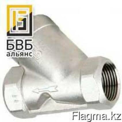 Фильтр муфтовый Y-образный Ду 50 2'' AISI 304 60,3 мм