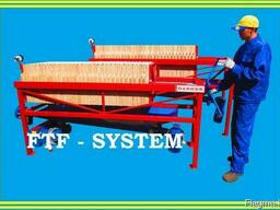 Фильтр-пресс напорно-вакуумный рамочный FTF - system