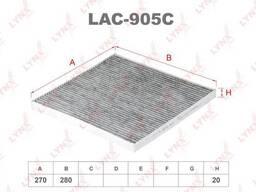 Фильтр салона угольный LYNXauto LAC-905C