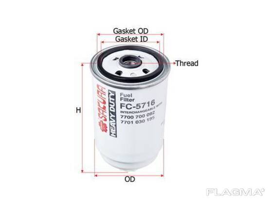 Фильтр топливный Sakura FC5716