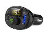 FM модулятор с Bluetooth и вольтметром зарядкой USB QC3.0 и MP3-плеер - фото 2