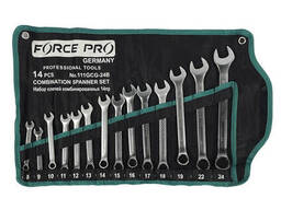 Force PRO Набор ключей 14 предметов (8-24мм) в полотне FP018 111CGC-24B 111CGC-24B