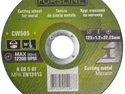 ForsLine Круг отрезной по металлу 125х1.2. х22.23мм 60110 FL-CW505 FL-CW505