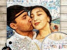 Фотомозайка. Мозайка из фото. Портрет из фотографий