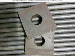 Квадратные анкерные пластины шайбы с отверстиями