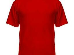 Футболка красная х/б