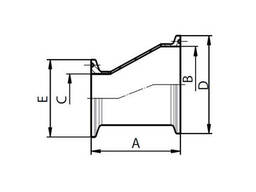 Футорка эксцентрическая нержавеющая Ц-Ц (30619) — DIN, AISI 304