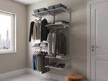 Гардеробная система Optima G120 белая - фото 2