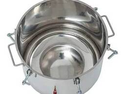 Газовый автоклав "консерватор газ нерж" 46 л с фальшдном