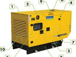 Генератор дизельный Aksa APD 25A 20кВт