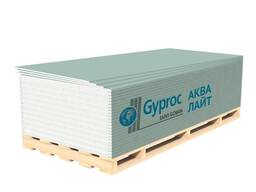Гипсокартон ГКЛВ (влагостойкий) Gyproc Аква лайт 9,5мм 2500*1200мм