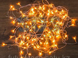 Гирлянда светодиодная универсальная 100 LED Теплый Белый. ..