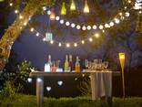 Гирлянды с лампами, гирлянды для летней площадки, гирлянды для кафе - фото 1