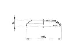 Глухая гаролла нержавеющая (23480) — AISI 304/AISI 316L