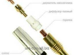 Горелка для полуавтомата с газовым охлаждением МIG/MAG 15-AK 150-180 3 метра евроразьем. ..